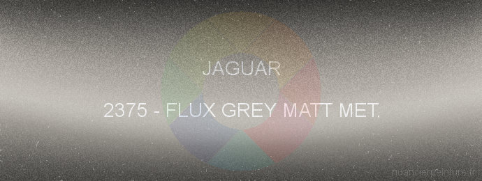 Peinture Jaguar 2375 Flux Grey Matt Met.