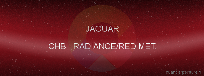 Peinture Jaguar CHB Radiance/red Met.