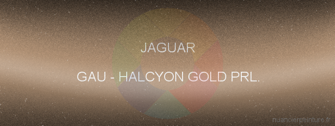 Peinture Jaguar GAU Halcyon Gold Prl.