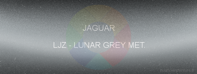 Peinture Jaguar LJZ Lunar Grey Met.