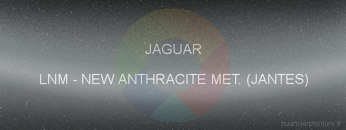 Peinture Jaguar LNM New Anthracite Met. (jantes)