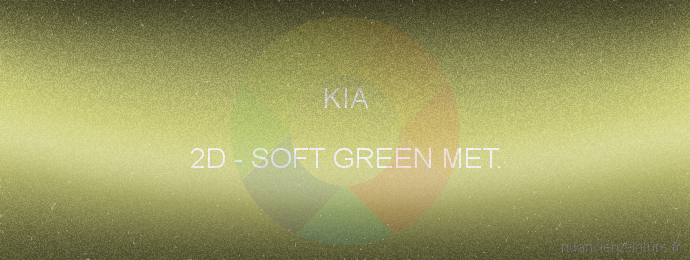 Peinture Kia 2D Soft Green Met.