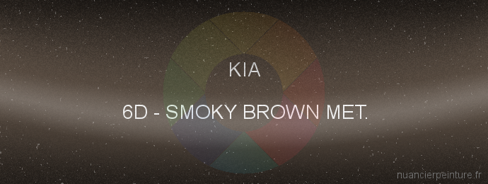 Peinture Kia 6D Smoky Brown Met.