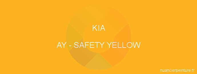 Peinture Kia AY Safety Yellow