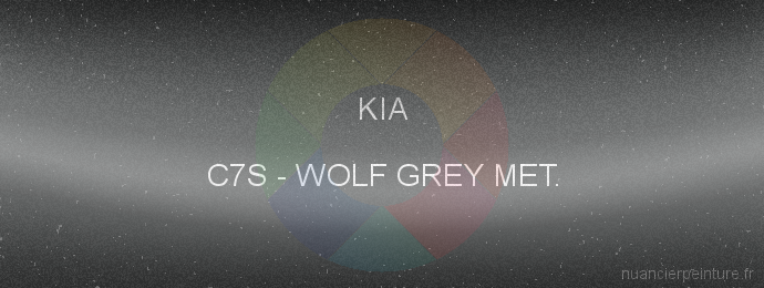 Peinture Kia C7S Wolf Grey Met.