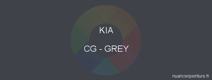 Peinture Kia CG Grey