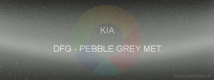 Peinture Kia DFG Pebble Grey Met.