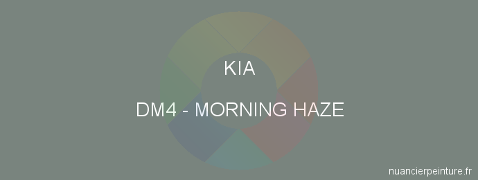 Peinture Kia DM4 Morning Haze