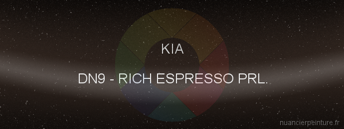 Peinture Kia DN9 Rich Espresso Prl.