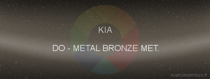 Peinture Kia DO Metal Bronze Met.