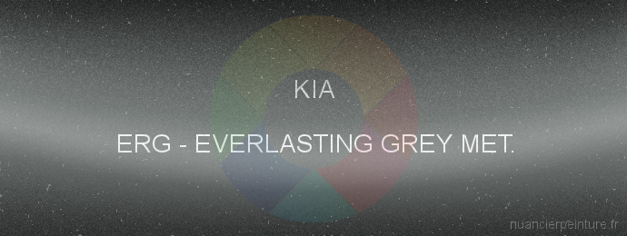 Peinture Kia ERG Everlasting Grey Met.