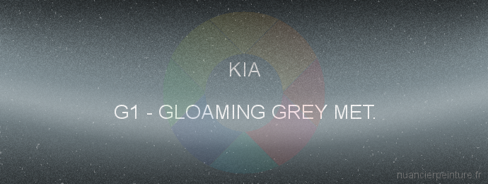 Peinture Kia G1 Gloaming Grey Met.