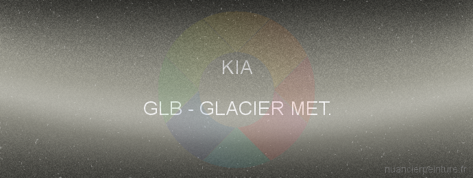 Peinture Kia GLB Glacier Met.