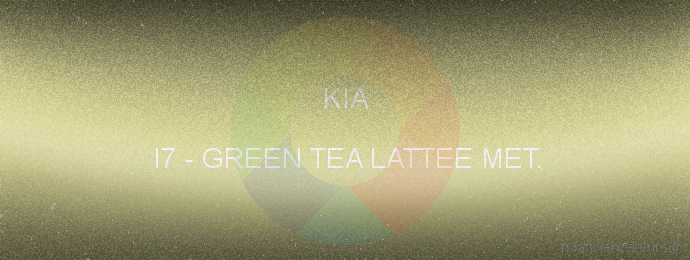 Peinture Kia I7 Green Tea Lattee Met.