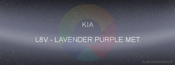 Peinture Kia L8V Lavender Purple Met.