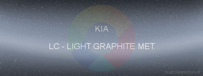 Peinture Kia LC Light Graphite Met.