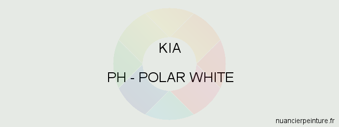Peinture Kia PH Polar White