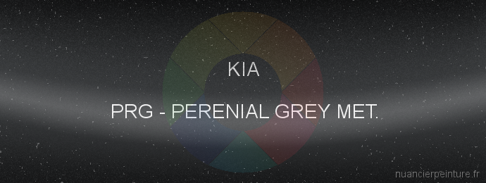 Peinture Kia PRG Perenial Grey Met.