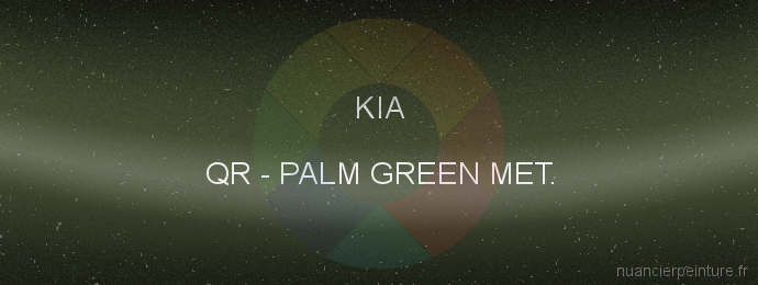 Peinture Kia QR Palm Green Met.