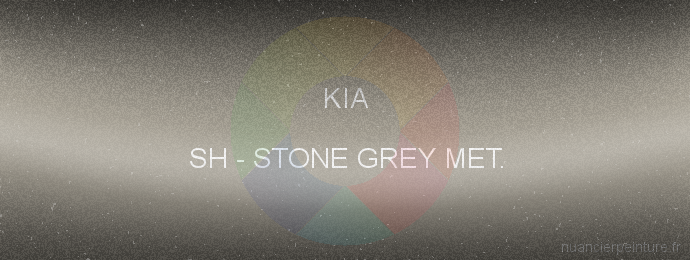 Peinture Kia SH Stone Grey Met.