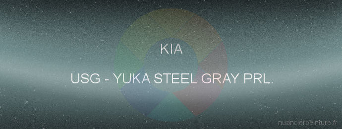 Peinture Kia USG Yuka Steel Gray Prl.