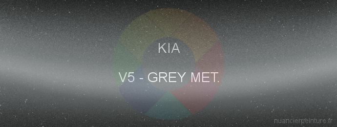 Peinture Kia V5 Grey Met.