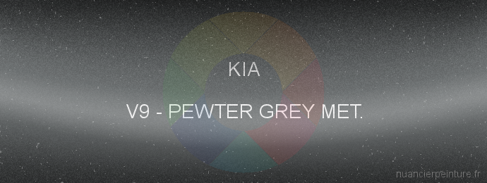 Peinture Kia V9 Pewter Grey Met.