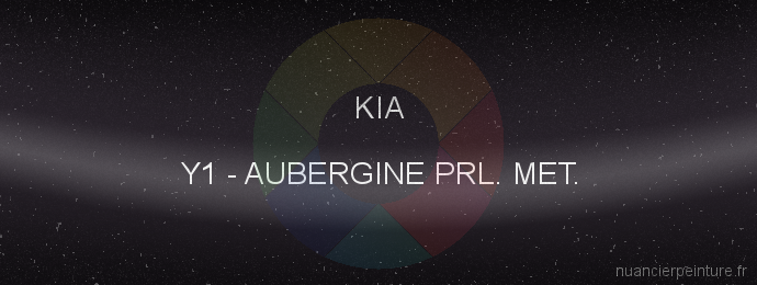 Peinture Kia Y1 Aubergine Prl. Met.