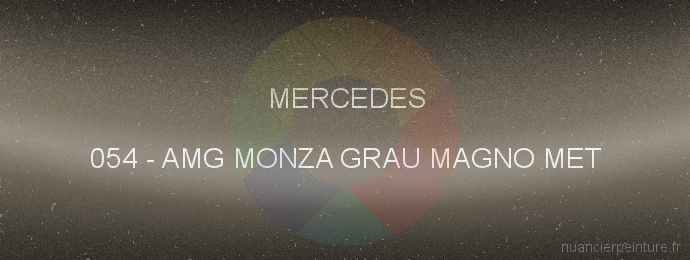 Peinture Mercedes 054 Amg Monza Grau Magno Met
