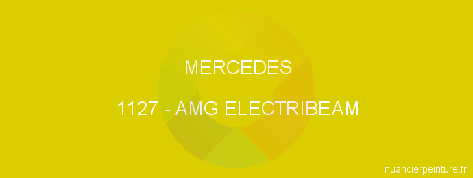 Peinture Mercedes 1127 Amg Electribeam