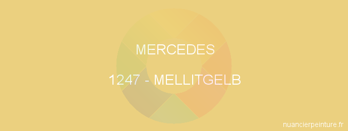Peinture Mercedes 1247 Mellitgelb