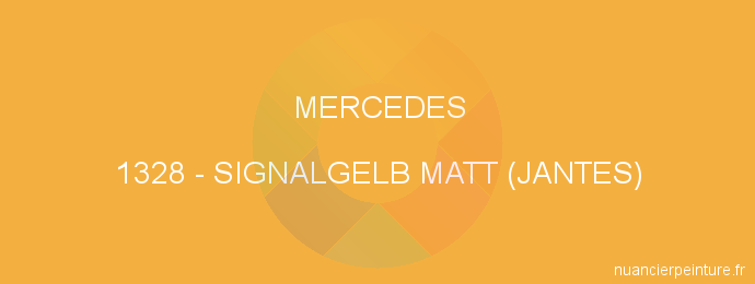 Peinture Mercedes 1328 Signalgelb Matt (jantes)