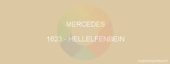 Peinture Mercedes 1623 Hellelfenbein