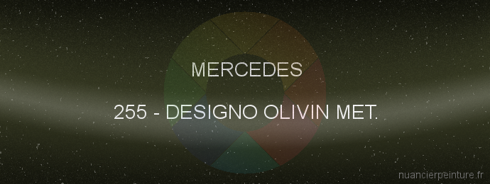 Peinture Mercedes 255 Designo Olivin Met.