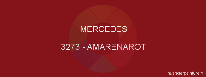 Peinture Mercedes 3273 Amarenarot