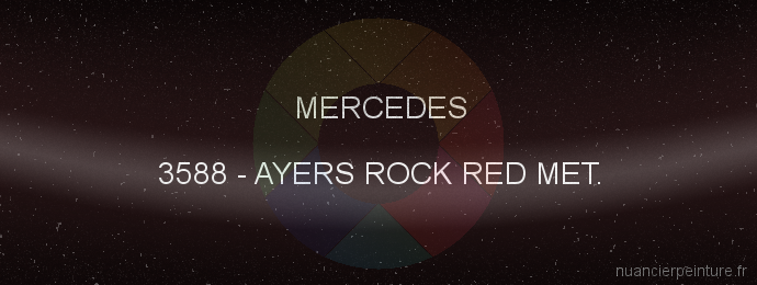 Peinture Mercedes 3588 Ayers Rock Red Met.