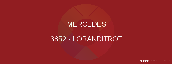 Peinture Mercedes 3652 Loranditrot