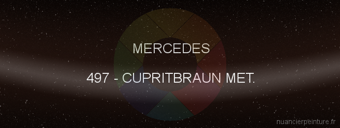 Peinture Mercedes 497 Cupritbraun Met.