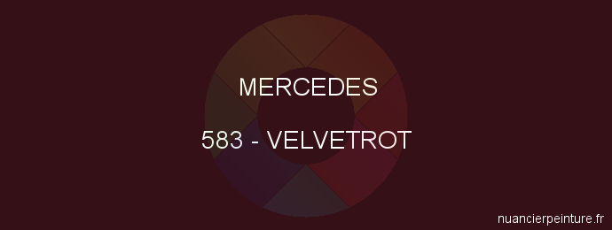 Peinture Mercedes 583 Velvetrot