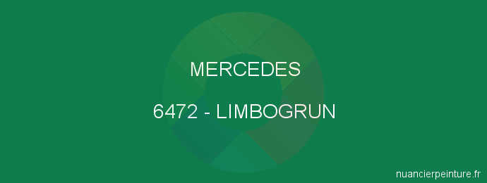 Peinture Mercedes 6472 Limbogrun