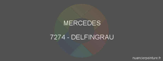 Peinture Mercedes 7274 Delfingrau