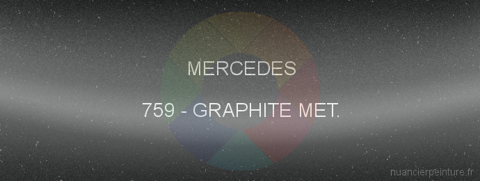 Peinture Mercedes 759 Graphite Met.