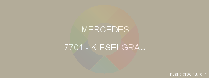 Peinture Mercedes 7701 Kieselgrau