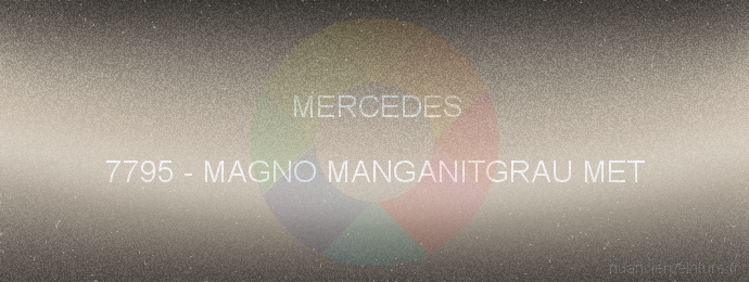 Peinture Mercedes 7795 Magno Manganitgrau Met