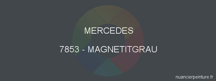 Peinture Mercedes 7853 Magnetitgrau