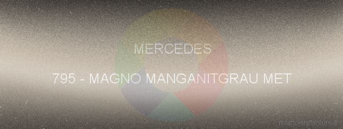 Peinture Mercedes 795 Magno Manganitgrau Met