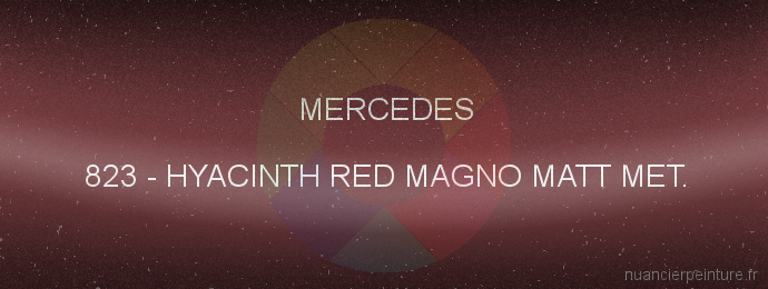 Peinture Mercedes 823 Hyacinth Red Magno Matt Met.