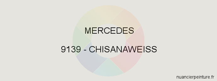 Peinture Mercedes 9139 Chisanaweiss