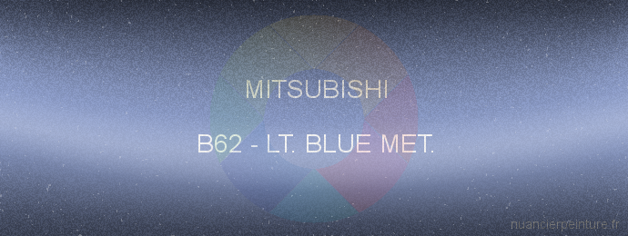 Peinture Mitsubishi B62 Lt. Blue Met.