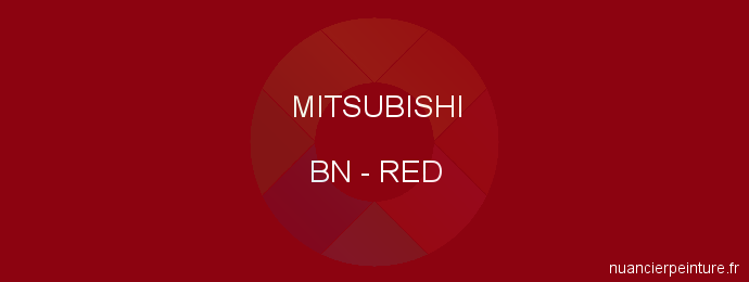 Peinture Mitsubishi BN Red